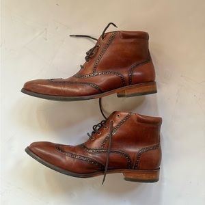Cole Haan William Wingtip Boot Brown Leather Boots C20286 Men's 10.5
